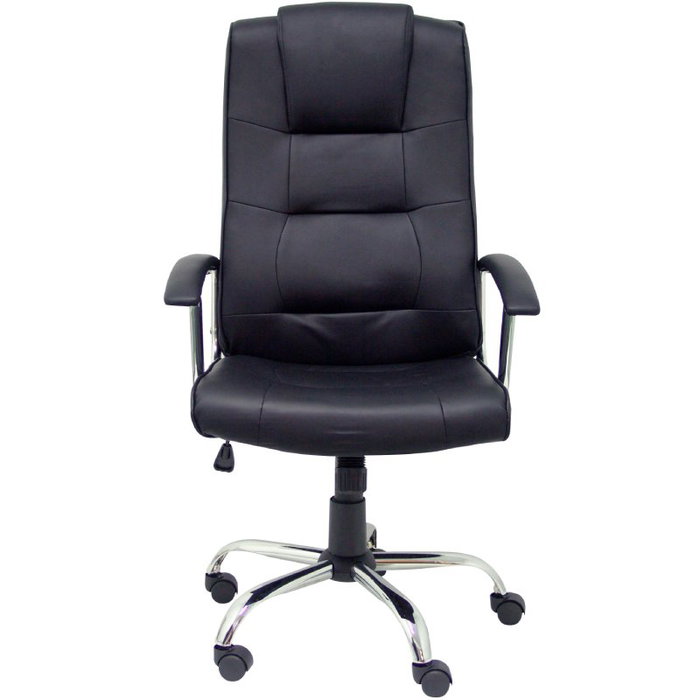 FORÖL Sillón Guadalimar con Mecanismo Basculante y Brazos Fijos, Negro FORÖL Sillón Guadalimar con Mecanismo Basculante y Brazos Fijos, Negro